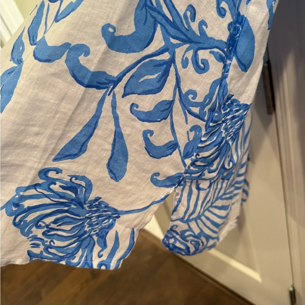 NWT Lilly Pulitzer Linen Top Sz Small - Picture 12 of 15